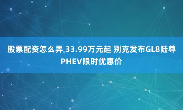 股票配资怎么弄 33.99万元起 别克发布GL8陆尊PHEV限时优惠价